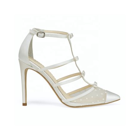 Warm White Satin Bridal Shoes